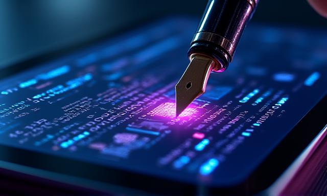 Legal documentation and digital security concept